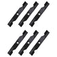 340-222 (6) Blades Fits AYP Fits Craftsman Fits Husqvarna 48" Lawn Mower Deck