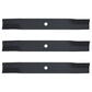 (3) 12273 Blade - 50 Deck Fits Toro Timecutter SWX5050 Z5000 Z5030 Fits Exmark Q