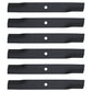 Qty. 6: Lawn Mower Blade
 Fits Exmark Replaces 110-6837-03