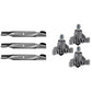 Fits Craftsman Fits Husqvarna Fits Poulan 50" Deck 143651 Blades & Spindles Kit