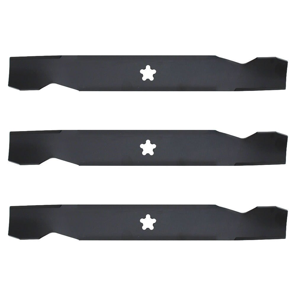 3 pk Fits Hi-Lift Blade Fits Husqvarna 532137380 AYP 137380 156468 50" deck