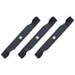 Set of 3 Mower Blades Fits Craftsman Fits Poulan 137380 532137380 121798X 50"