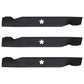 3 Hi Lift Blades Fits Craftsman 137380 137380MS 156468 Fits Husqvarna 532137380