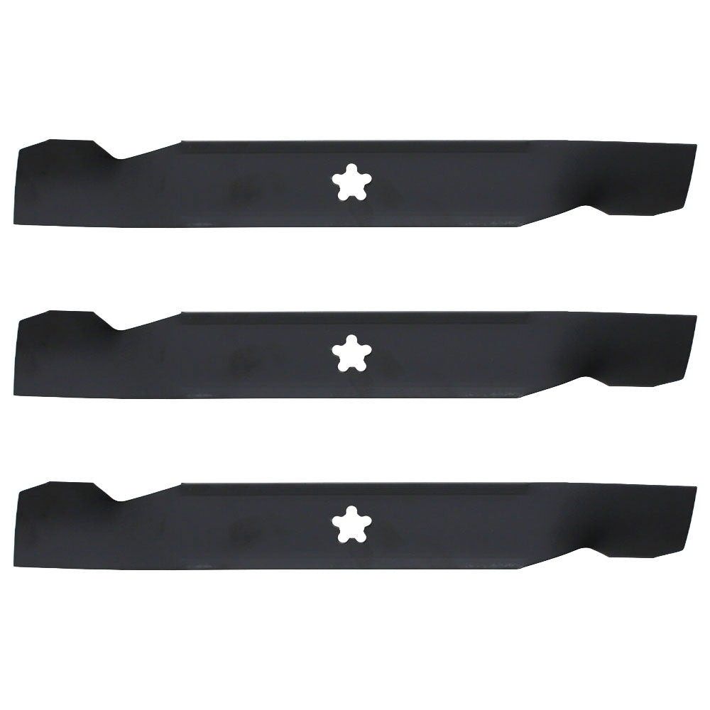 3 Hi Lift Blades Fits Craftsman 137380 137380MS 156468 Fits Husqvarna 532137380