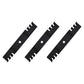 Qty 3: Toothed Mulching Mower Blade
 Fits AYP Replaces 187254
