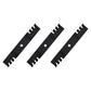 Set of (3) Interchangeable Toothed Mulching Blades Fits Husqvarna 532 18 72-55