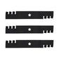 532 18 72-55 Qty 3: Toothed Mulching Mower Blade
 Fits Husqvarna GTH2654T