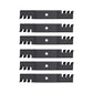 Interchangeable Toothed Mulching Blades - 18 1/2" Requires 3 Blades 54" deck