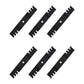 Interchangeable Toothed Mulching Blades - 18 1/2" Requires 3 Blades 54" deck