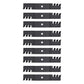 Qty 9: Toothed Mulching Mower Blade
 Fits AYP Replaces 187254