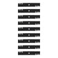 187254 Qty 9: Toothed Mulching Mower Blade
 Fits AYP