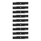 (9) Pack of Interchangeable Toothed Mulching Blades Fits Husqvarna Mowers