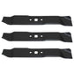 New Aftermarket Set of 3 Mower Blades Fits Toro 112-0304 112-3691 for 46" Decks