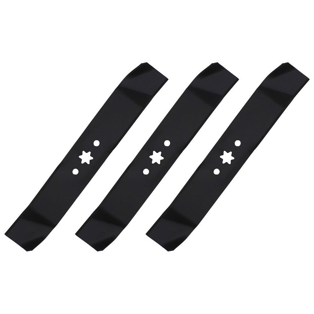 742-04125 Qty 3: Mulching Mower Blade Fits Cub Cadet