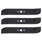 742-04125 Qty 3: Mulching Mower Blade Fits Cub Cadet