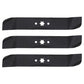 New Aftermarket Set of 3 Mower Blades Fits Toro 112-0304 112-3691 for 46" Decks