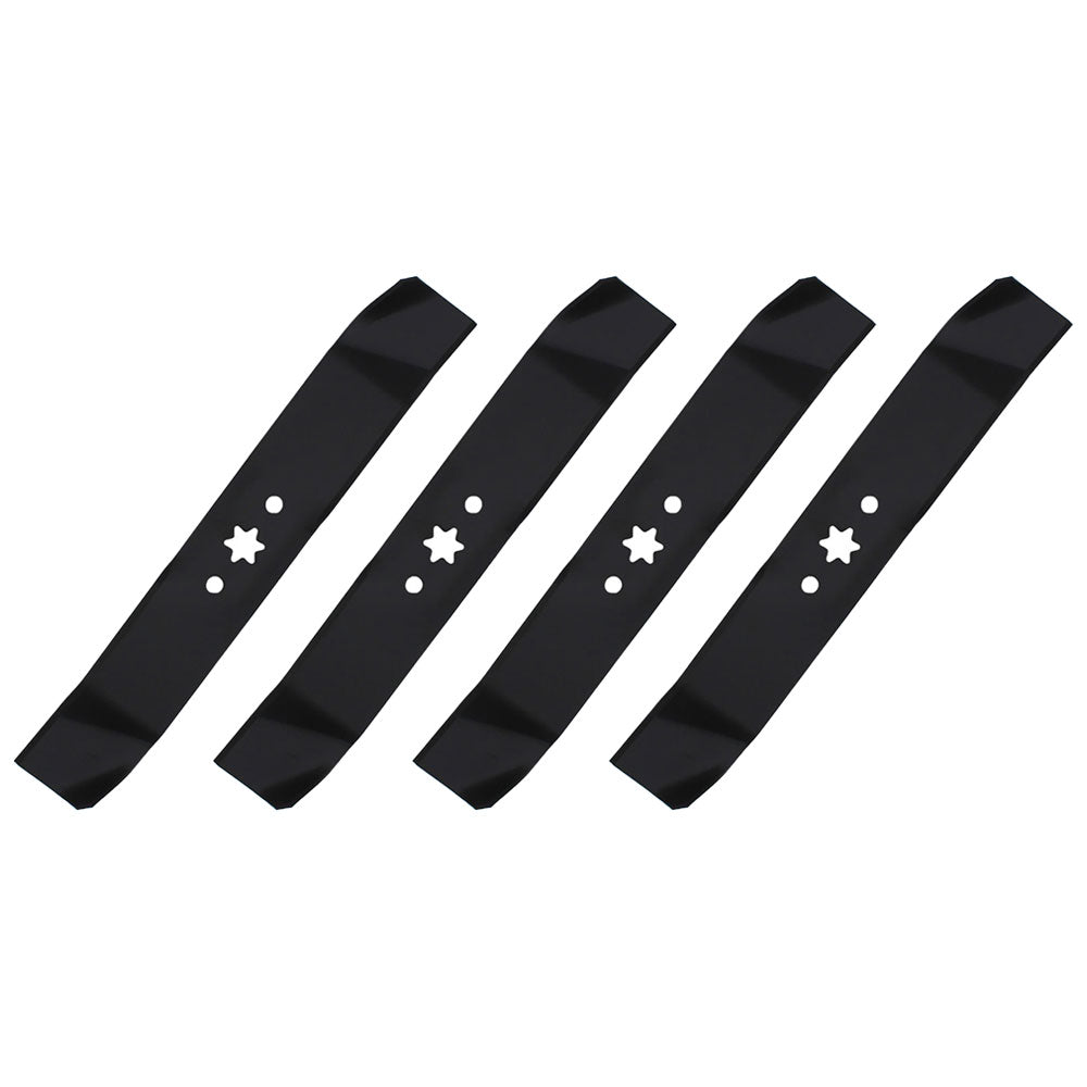 742-0611 Qty 4: Mulching Mower Blade Fits MTD