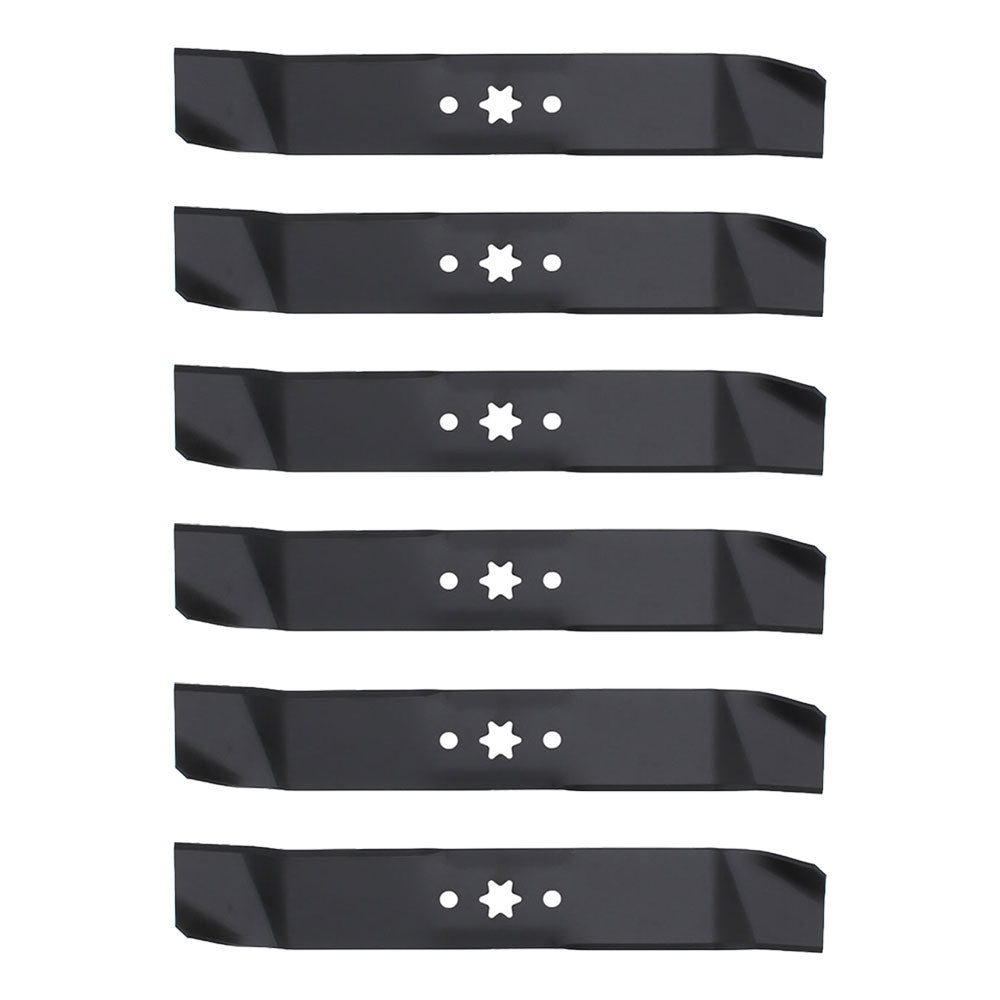 112-0304 Qty 6: Mulching Mower Blade
 Fits Toro 13AP61RH048 13AP61RH848