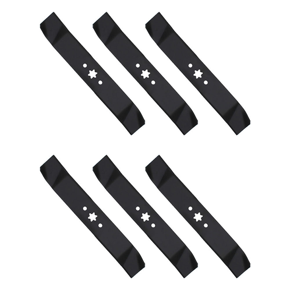 742-04125 Qty 6: Mulching Mower Blade
 Fits Cub Cadet