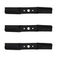 742-05052A Qty 3: Lawn Mower Blade
 Fits MTD
