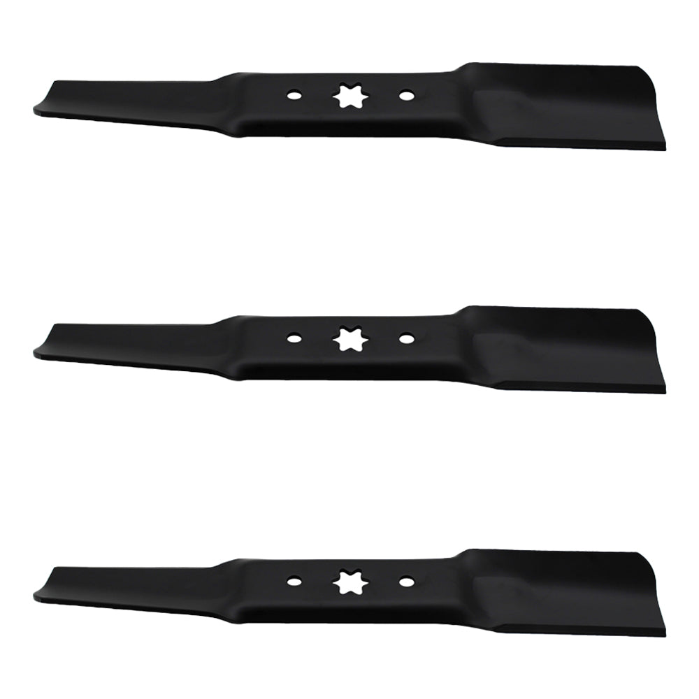 742-05052A Qty 3: Lawn Mower Blade
 Fits Massey Ferguson MF50-22ZT Rover RZT-50
