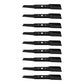 742-05052A Qty 9: Lawn Mower Blade
 Fits Massey Ferguson MF50-22ZT Rover RZT-50