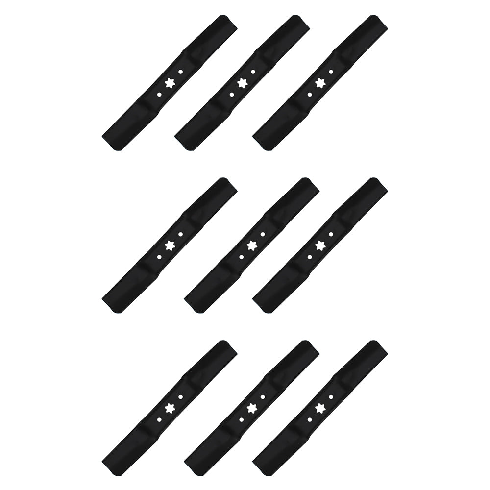 742-05052A Qty 9: Lawn Mower Blade
 Fits Massey Ferguson MF50-22ZT Rover RZT-50