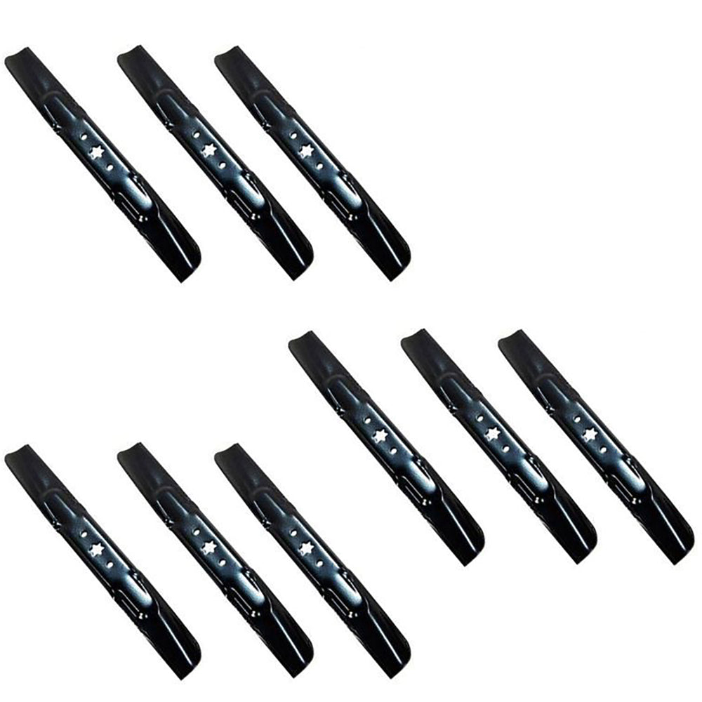9Pk 14907 6 Point Star Blades Fits Cub Cadet 742-05056, 942-05056A