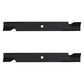 A-B1DC1501 Qty 2: Notched High Lift Mower Blade
 Fits Dixie Chopper 60" Decks