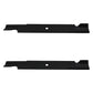 A-B1DC1501 Qty 2: Notched High Lift Mower Blade
 Fits Dixie Chopper 60" Decks