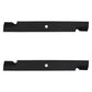 A-B1DC1501 Qty 2: Notched High Lift Mower Blade
 Fits Dixie Chopper 60" Decks