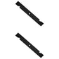 PL7441 Qty 2: Notched High-Lift Mower Blade
 Fits Bunton