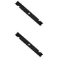 08899100 Qty 2: Notched High-Lift Mower Blade
 Fits Ariens