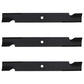 Set of 3 20 1/2" x 5/8" High Lift Mower Blades Dixie Chopper 30227-60