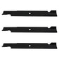 PL7441 Qty 3: Notched High-Lift Mower Blade
 Fits Bunton