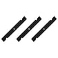 08899100 Qty 3: Notched High-Lift Mower Blade
 Fits Ariens