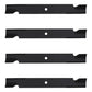 A-B1DC1501 Qty 4: High Lift Mower Blade Fits Exmark Lazer Z Turf Ranger 60” Deck
