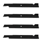 08899100 Qty 4: Notched High-Lift Mower Blade Fits Ariens