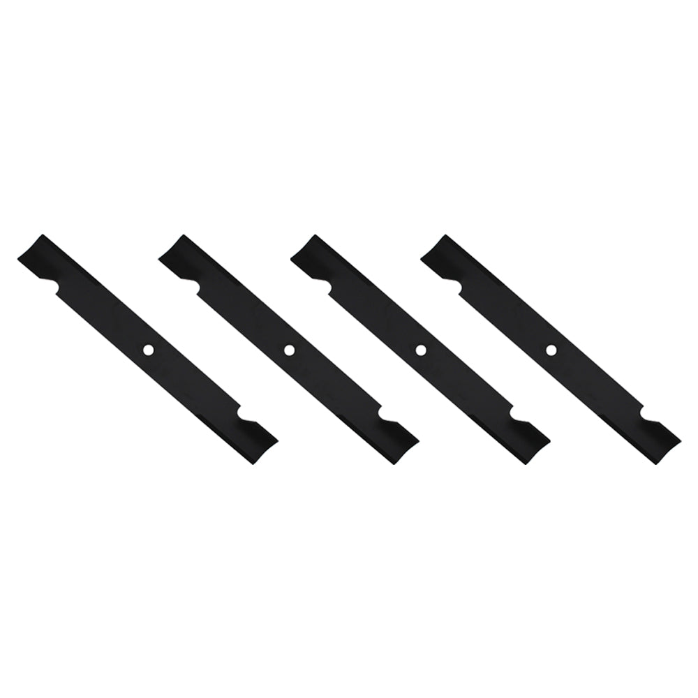 PL7441 Qty 4: Notched High-Lift Mower Blade Fits Bunton