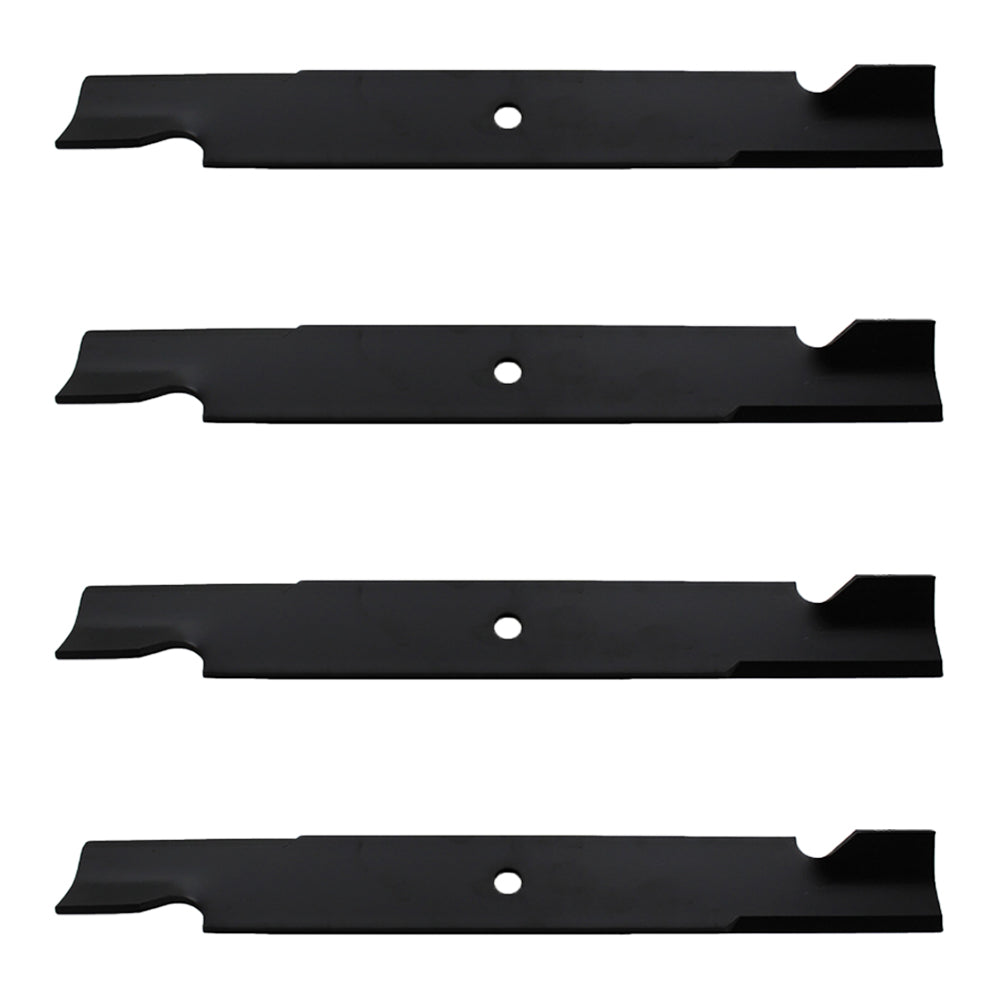794685 Qty 4: Notched High-Lift Mower Blade Fits Hustler