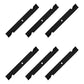 6pk Hustler Zero Turn Mower Blades - 60"- Super Z X-One - Side Discharge