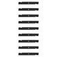 A-B1DC1501 Qty 9: High Lift Mower Blade
 Fits Dixie Chopper 60" Decks