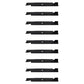 08899100 Qty 9: Notched High-Lift Mower Blade  Fits Ariens