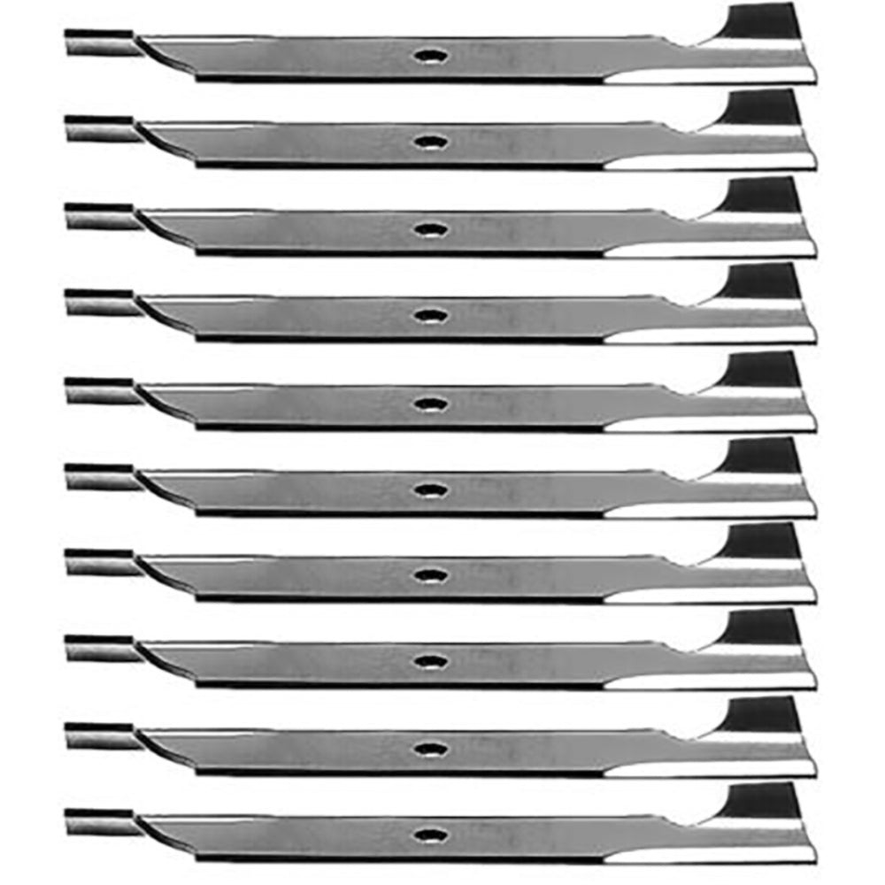 103-6383 Qty 10: High Lift Notched Mower Blade Fits Exmark CT Front Runner