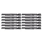 12PK Mower Blades for 60" Fits Exmark 103-6383 103-6393 103-6398 103-6403