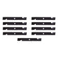 103-6383 Qty 9: High Lift Notched Mower Blade Fits Exmark CT Front Runner