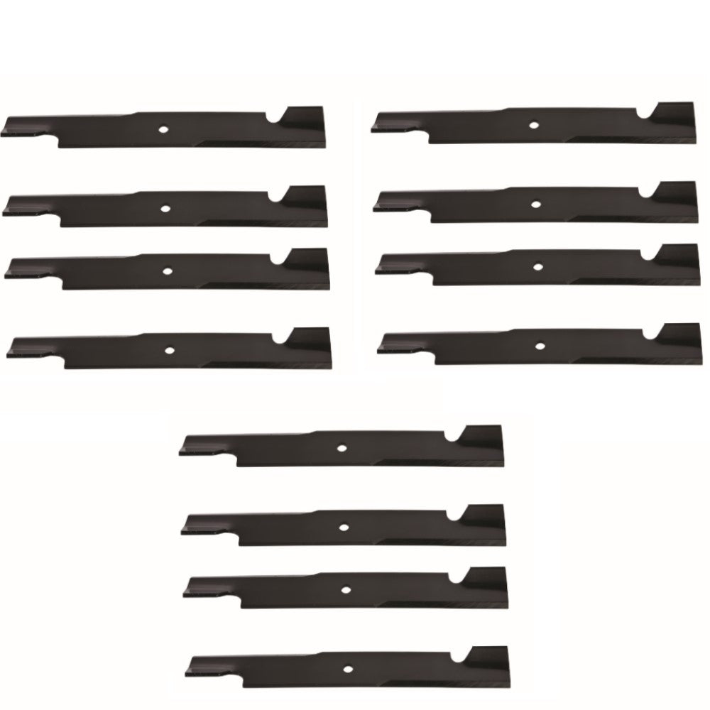 Qty 12: Notched High Lift Mower Blade Fits Ferris Replaces 1520842