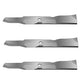 (3) 11491 Rotary Blades Fits John Deere GX21380, GY20679, GX20684