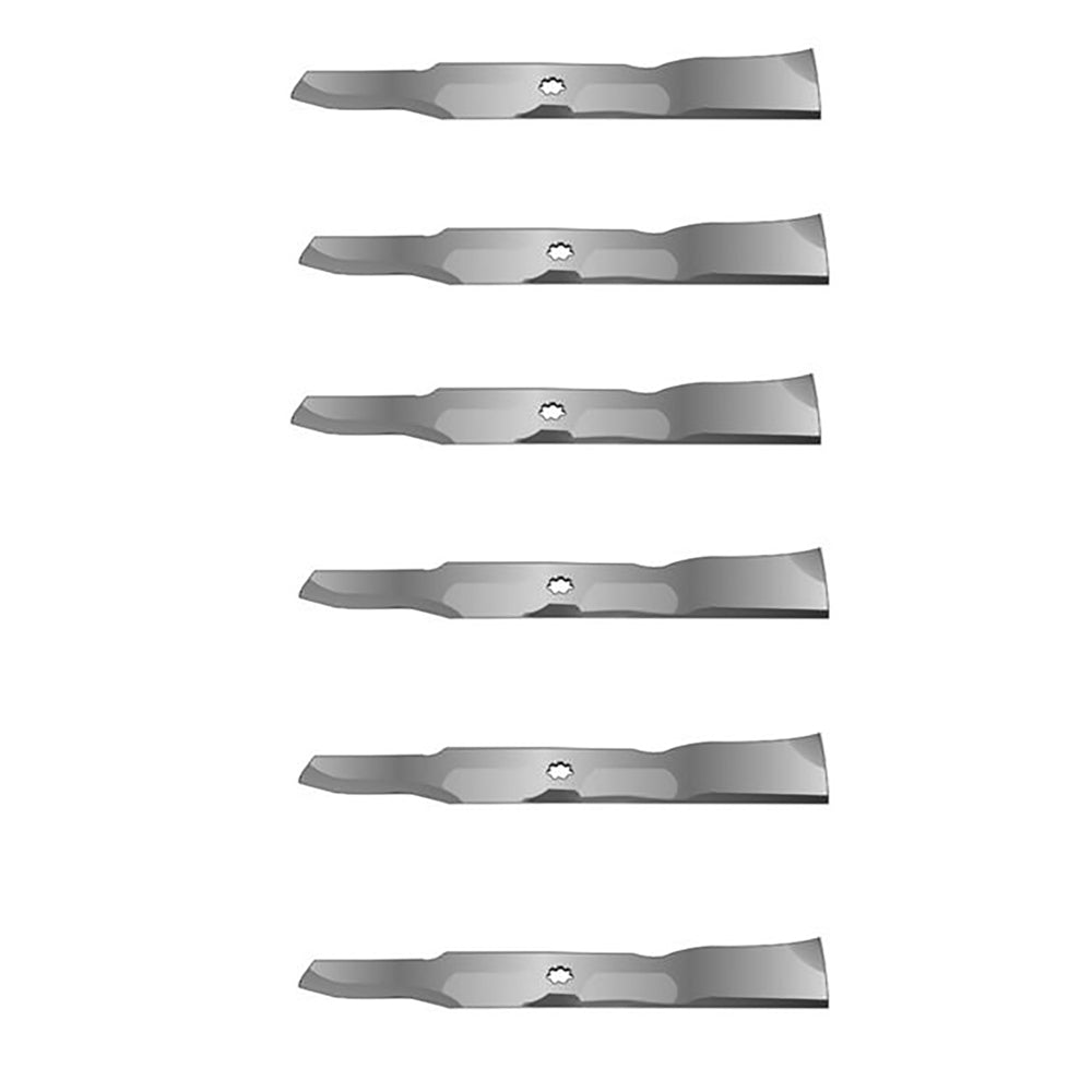 Qty 6: Lawn Mower Blade
 Fits John Deere Replaces A-B1JD6019