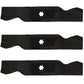 742-04125 QTY 3: Lawn Mower Blade
 Fits White ZTT-2150